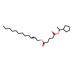 Glutaric acid, 1-cyclopentylethyl dodec-2-en-1-yl ester