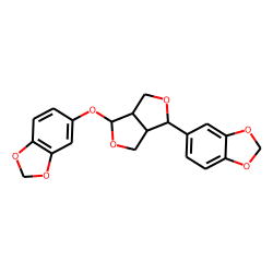 5-(((1R,3aR,4S,6aR)-4-(Benzo[d][1,3]dioxol-5-yl)hexahydrofuro[3,4-c]furan-1-yl)oxy)benzo[d][1,3]dioxole