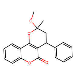 3,4-(2'-METHYL-2'METHOXY-4'-PHENYL)-DIHYDROPYRANCUMARINE