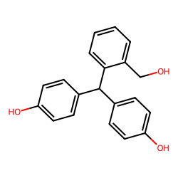 O-(BIS(P-HYDROXYPHENYL)METHYL)BENZYL ALCOHOL