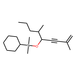 5-Cyclohexyldimethylsilyloxy-2,6-dimethylnon-1-en-3-yne