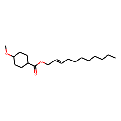 Cyclohexanecarboxylic acid, 4-methoxy-, undec-2-en-1-yl ester