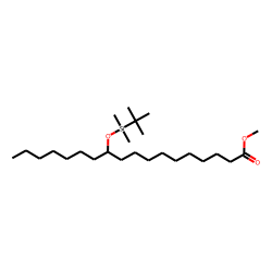 11-Hydroxy-stearic acid, methyl ester, tBDMS ether