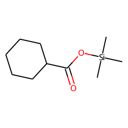 Cyclohexanecarboxylic acid, trimethylsilyl ester
