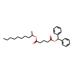 Glutaric acid, dec-2-yl diphenylmethyl ester
