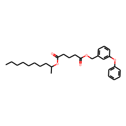 Glutaric acid, dec-2-yl 3-phenoxybenzyl ester
