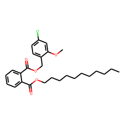 Phthalic acid, 4-chloro-2-methoxybenzyl undecyl ester