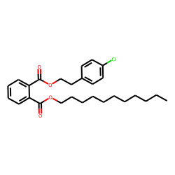Phthalic acid, 2-(4-chlorophenyl)ethyl undecyl ester