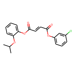 Fumaric acid, 2-isopropoxyphenyl 3-chlorophenyl ester