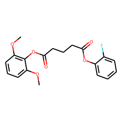 Glutaric acid, 2-fluorophenyl 2,6-dimethoxyphenyl ester