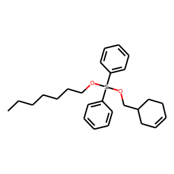 Silane, diphenyl(3-cyclohexenylmethoxy))heptyloxy-