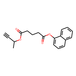 Glutaric acid, but-3-yl-2-yn 1-naphthyl ester