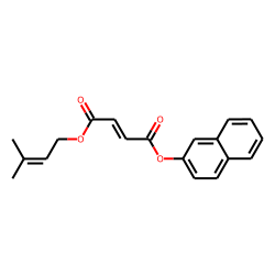 Fumaric acid, naphth-2-yl 3-methylbut-2-en-1-yl ester