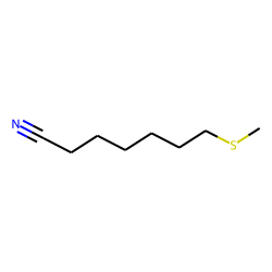 7-Methylthioheptanenitrile