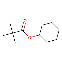 Propanoic acid, 2,2-dimethyl-, cyclohexyl ester