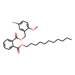 Phthalic acid, 5-bromo-2-methoxybenzyl undecyl ester