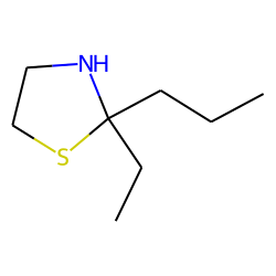2-ethyl-2-propylthiazolidine