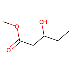 Pentanoic acid, 3-hydroxy-, methyl ester