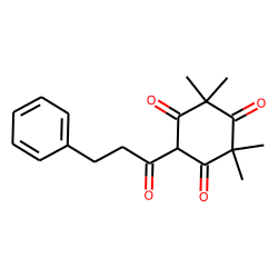 2,2,4,4-Tetramethyl-6-(3-phenylpropanoyl)cyclohexane-1,3,5-trione