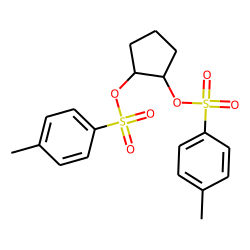 Trans-1,2-cyclopentanediol bis-p-toluene sulfonate