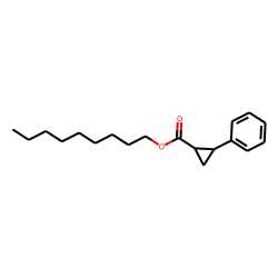 Cyclopropanecarboxylic acid, trans-2-phenyl-, nonyl ester