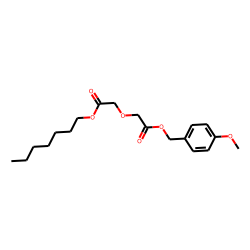 Diglycolic acid, heptyl 4-methoxybenzyl ester