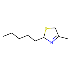 4-methyl-2-pentyl-3-thiazoline