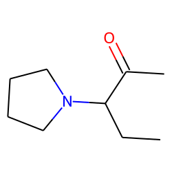 3-(1-pyrrolidinyl)-2-pentanone