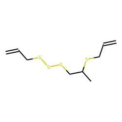 1-Allyl-3-(2-(allylthio)propyl)trisulfane