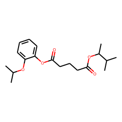 Glutaric acid, 3-methylbut-2-yl 2-isopropoxyphenyl ester