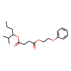Succinic acid, 2-methylhex-3-yl 2-phenoxyethyl ester