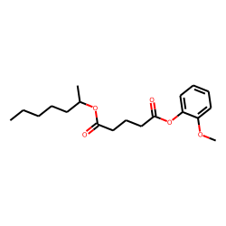 Glutaric acid, hept-2-yl 2-methoxyphenyl ester