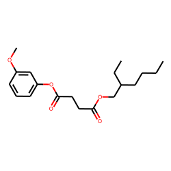 Succinic acid, 2-ethylhexyl 3-methoxyphenyl ester