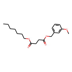 Succinic acid, heptyl 3-methoxybenzyl ester