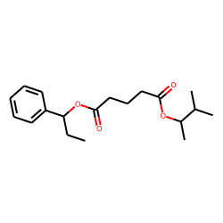 Glutaric acid, 3-methylbut-2-yl 1-phenylpropyl ester