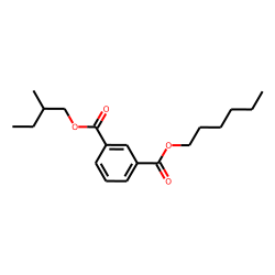 Isophthalic acid, 2-methylbutyl hexyl ester