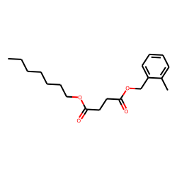 Succinic acid, heptyl 2-methylbenzyl ester