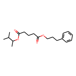 Glutaric acid, 3-methylbut-2-yl 3-phenylpropyl ester