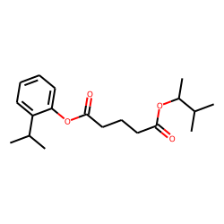 Glutaric acid, 3-methylbut-2-yl 2-isopropylphenyl ester