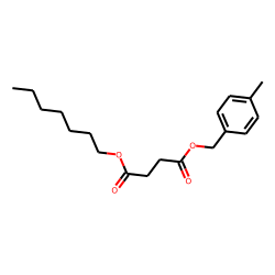 Succinic acid, heptyl 4-methylbenzyl ester