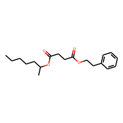Succinic acid, hept-2-yl phenethyl ester