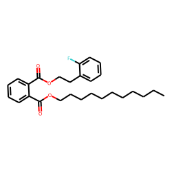 Phthalic acid, 2-(2-fluorophenyl)ethyl undecyl ester