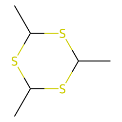 1,3,5-Trithiane, 2,4,6-trimethyl, #1