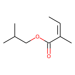 2-Butenoic acid, 2-methyl-, 2-methylpropyl ester, (E)-