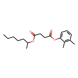 Succinic acid, hept-2-yl 2,3-dimethylphenyl ester