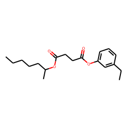 Succinic acid, hept-2-yl 3-ethylphenyl ester