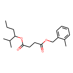 Succinic acid, 2-methylbenzyl 2-methylhex-3-yl ester