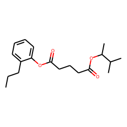 Glutaric acid, 3-methylbut-2-yl 2-propylphenyl ester