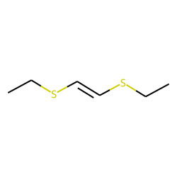(E) 1,2-Di(ethylthio)ethene