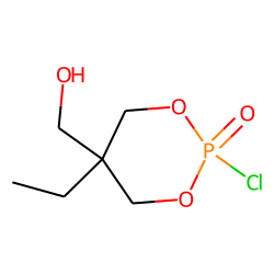 Phosphonic acid, chloro, cyclic 2-ethyl-2-hydroxy-methyltrimethylene ester